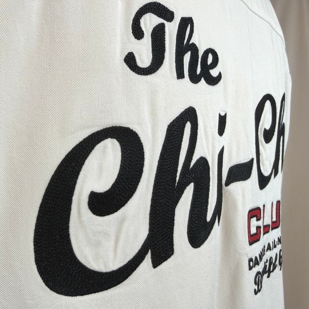 Vintage LUCKY‎ BRAND Mens (S) Bowling Shirt Button Down Chi Chi Rockabilly 90s - Picture 5 of 8
